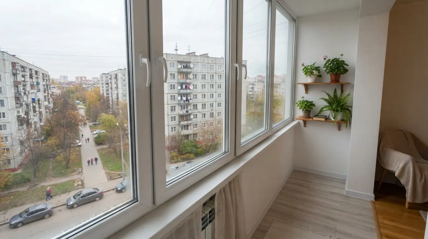 Раздвижные двери на балкон и лоджию на заказ — фото 3